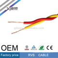 SIPU flexibles 450 / 750V PVC verdrehte elektrisches 0.5mm quadratisches rvv elektrisches Kabel rvs Kabel